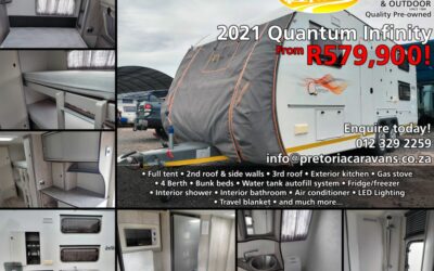 2021 Quantum Infinity Pre-owned Caravan for sale